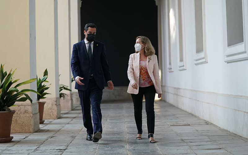 juanma moreno nadia calviño