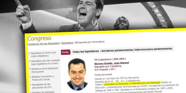 Moreno Bonilla mintió con su curriculum cuando era diputado nacional