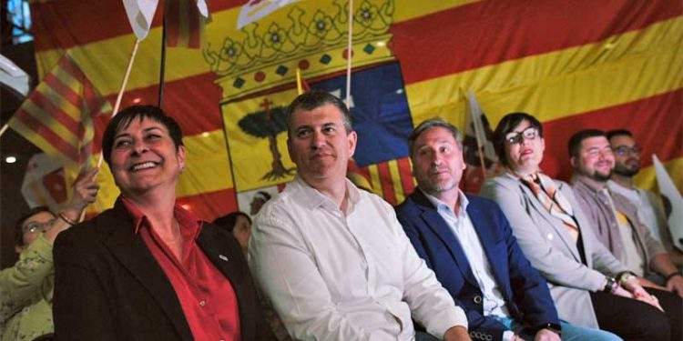 chunta aragonesista mitin central