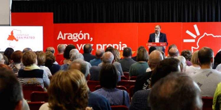 javier lamban cierre campaña electoral psoe aragon