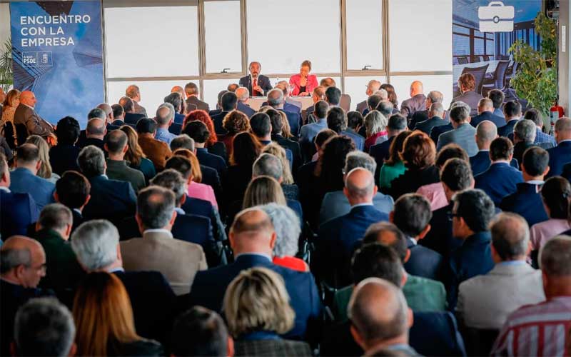 javier lamban psoe aragon acto empresarios