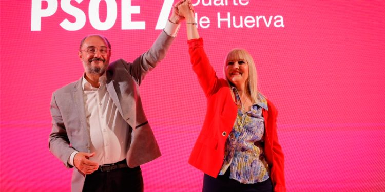 Lambán: "Estos ocho años de gobierno socialista le han sentando de maravilla a Aragón" 1 javier lamban psoe aragon