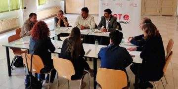 reunion ugt aragon izquierda unida