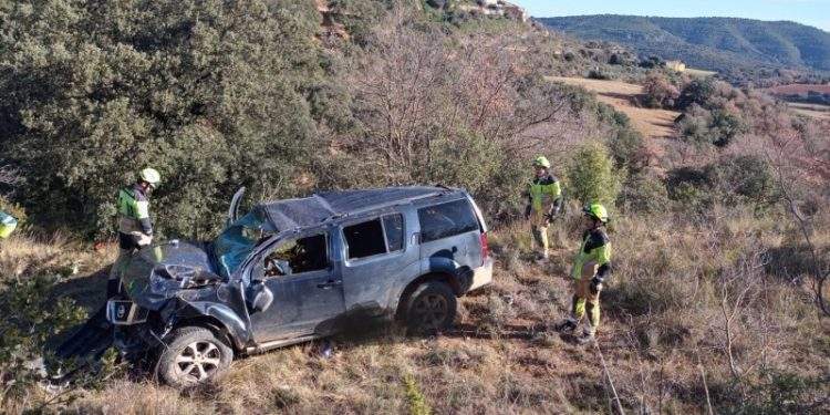 Fallece un octogenario tras un accidente en Salinas de Hoz