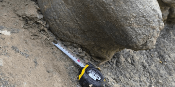 Jornada de Puertas Abiertas en un yacimiento de huellas de dinosaurio en Alcalá de la Selva (Teruel)