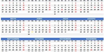 Festivos restantes en Aragon antes de 2026 habra puente de la Constitucion