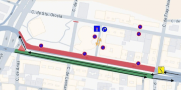 Plano Avenida Navarra Zaragoza