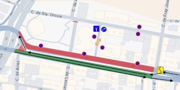 Plano Avenida Navarra Zaragoza