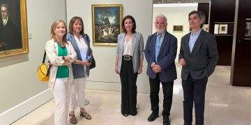 La Diputación de Zaragoza explora proyectos de colaboración en la Casa de Velázquez y la Academia de San Fernando de Madrid