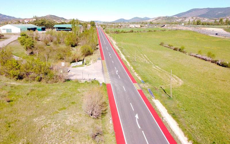 Conexión por un carril bici de 9,5 kilómetros entre Sabiñánigo y Jaca