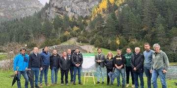 La Diputación de Huesca presenta el proyecto de mejora del acceso a la cabecera de río Ara