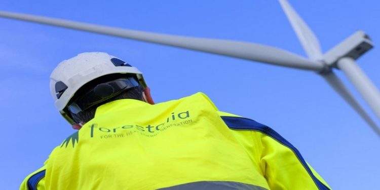 Inversión de casi 500 millones de euros de Forestalia en los parques eólicos de Caspe y Alcañiz 1 Molinos Viento Parque Eólico Forestalia