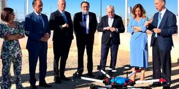 Primera piedra para la construcción de un nuevo almacén de Novaltia en Zaragoza