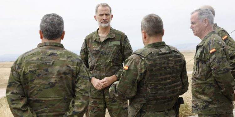 El Rey asiste en Zaragoza al Ejercicio 'Atlas 24' del Ejército de Tierra 1 El Rey asiste en Zaragoza al Ejercicio ‘Atlas 24’ del Ejército de Tierra