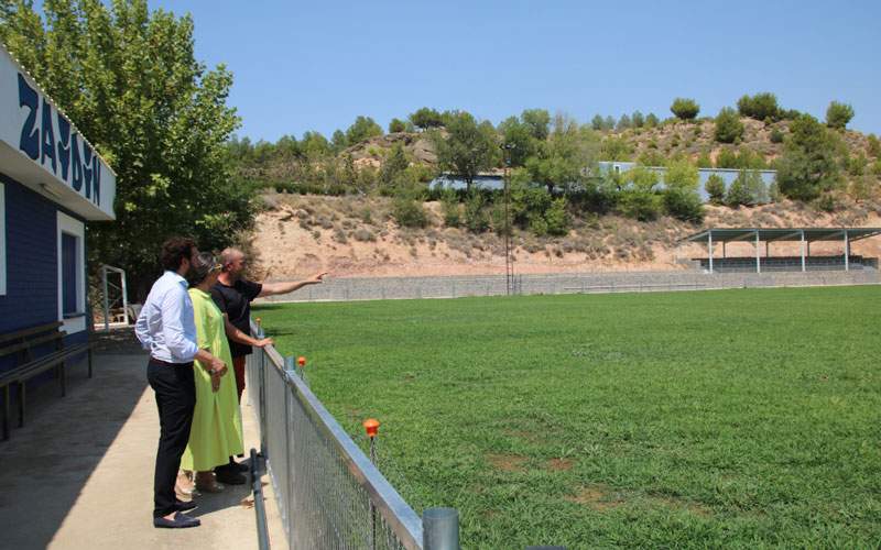 Zaidín contará a partir de este jueves con su nuevo campo de fútbol